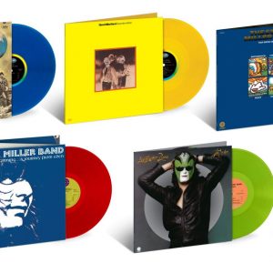 group product shot-Steve Miller Band-color vinyl LPs smaller